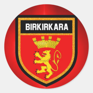 Birkirkara Flagga Runt Klistermärke