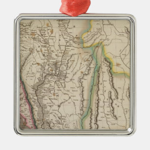 Birmah Anam, Siam, Thailand Julgransprydnad Metall