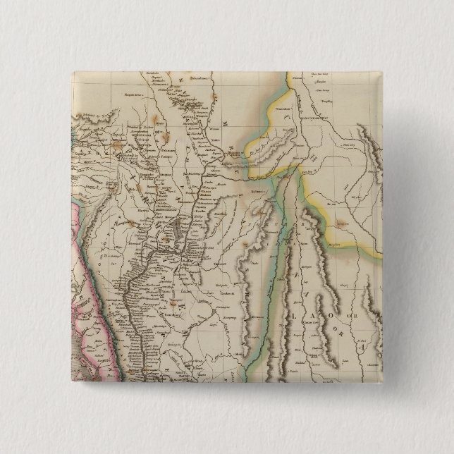 Birmah, Anam, Siam, Thailand Knapp (Framsida)