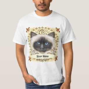 Birmakatt Fleur De Lis  T Shirt
