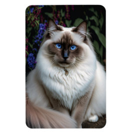 Birman Cat i Garden Magnet