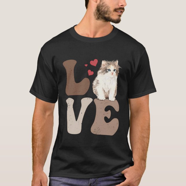 Birman Cat Kärlek T Shirt (Framsida)