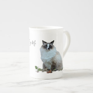 Birman Cat Mugg Benporslin Mugg