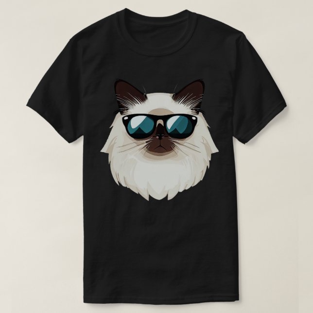 Birman cat t shirt (Design framsida)