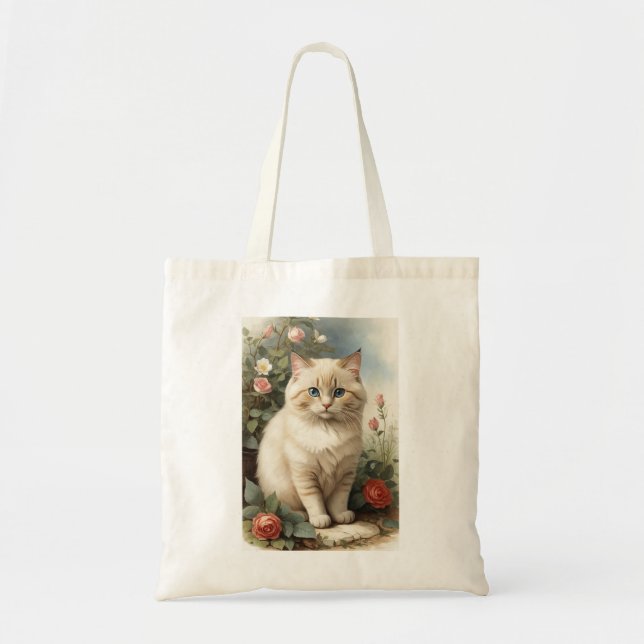 Birman Cat Tygkasse (Framsidan)