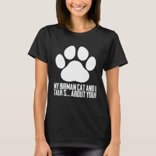 Birmans Birman-katt Birman-mamma T Shirt