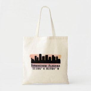 Birmingham AL City Skyline Tygkasse