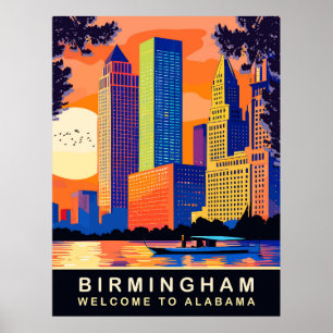 Birmingham, Alabama, Cahabafloden, Resa Poster