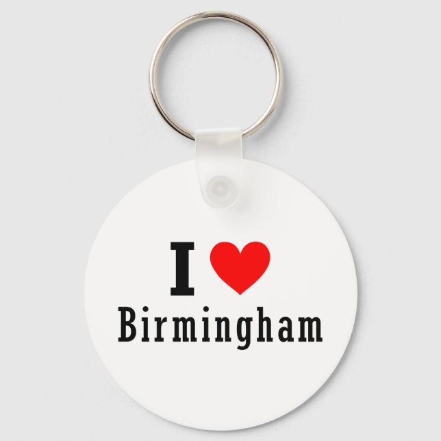 Birmingham, Alabama City Design Nyckelring (Framsida)