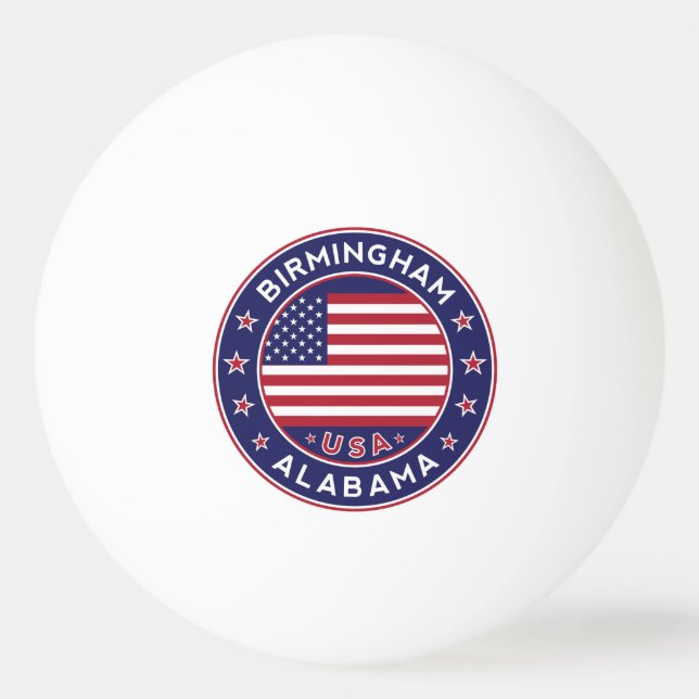 Birmingham, Alabama, Förenta staterna Pingisboll (Framsidan)