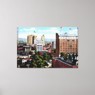 Birmingham Alabama horisont beskådar Canvastryck