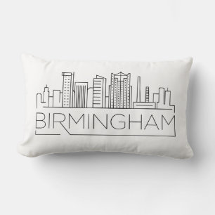 Birmingham Alabama horisont Lumbarkudde