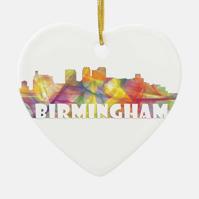 BIRMINGHAM ALABAMA HORISONT MCLR2 JULGRANSPRYDNAD KERAMIK (Framsidan)