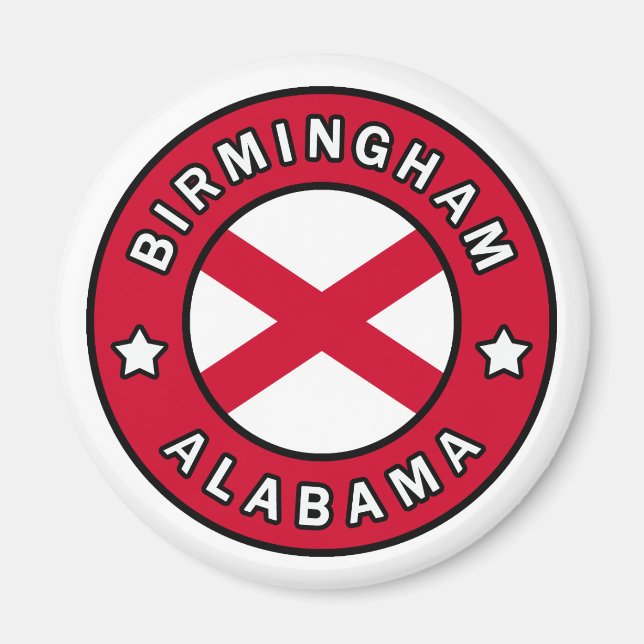 Birmingham Alabama Magnet (Framsidan)