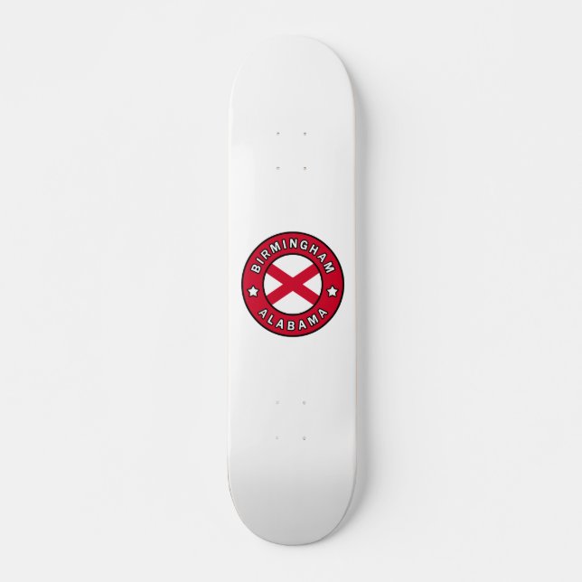 Birmingham Alabama Mini Skateboard Bräda 18,5 Cm (Framsida)