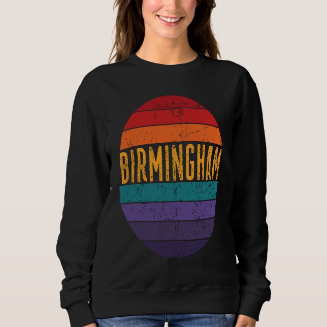 Birmingham Alabama Pacific Kusten Sunset 5 Distres T Shirt (Framsida)