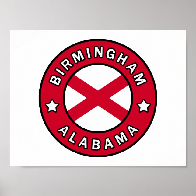 Birmingham Alabama Poster (Framsidan)