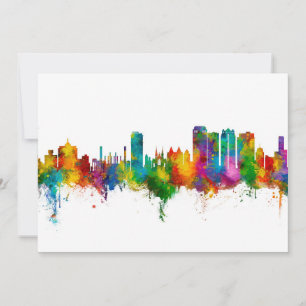 Birmingham Alabama Skyline Inbjudningar