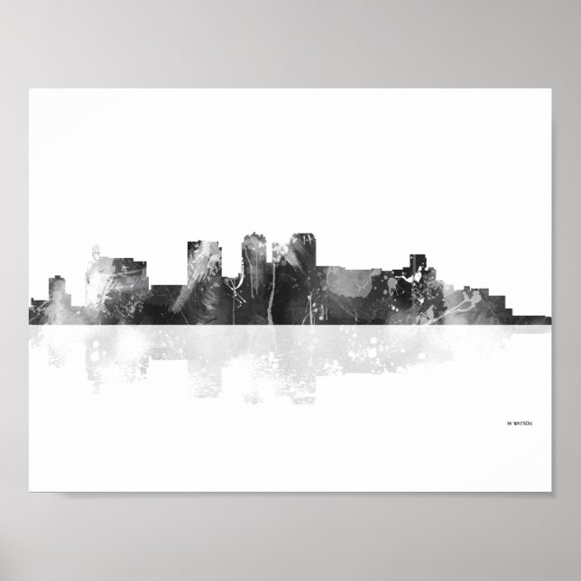 Birmingham Alabama Skyline Poster (Framsidan)