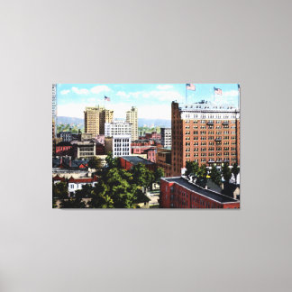 Birmingham Alabama Skyline View Canvastryck