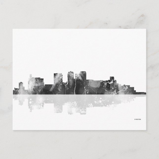 Birmingham Alabama Skyline Vykort (Framsida)