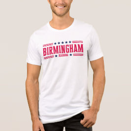 BIRMINGHAM ALABAMA Stars och stripes T Shirt