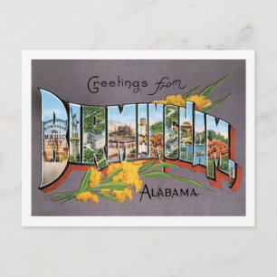 Birmingham Alabama Travel US City Vykort