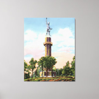 Birmingham Alabama Vulcan på Red Mountain Canvastryck