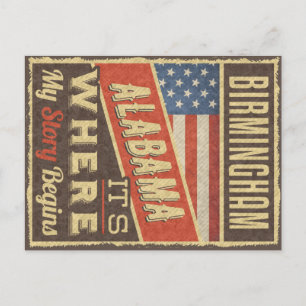 Birmingham Alabama Vykort