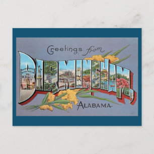 Birmingham Alabama vykort