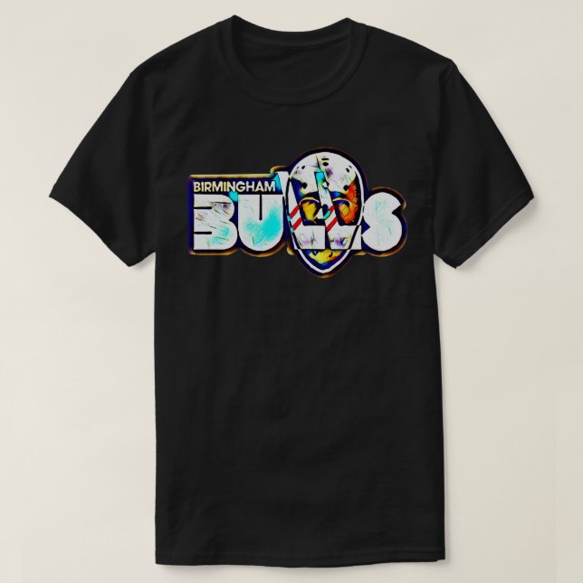 Birmingham Bulls Hockey TShirt T Shirt (Design framsida)