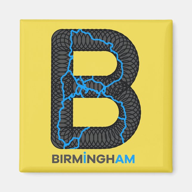 Birmingham Canals Magnet (Framsidan)