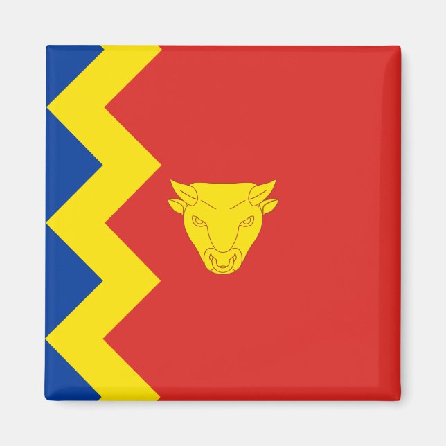 Birmingham City Flagga Magnet (Framsidan)