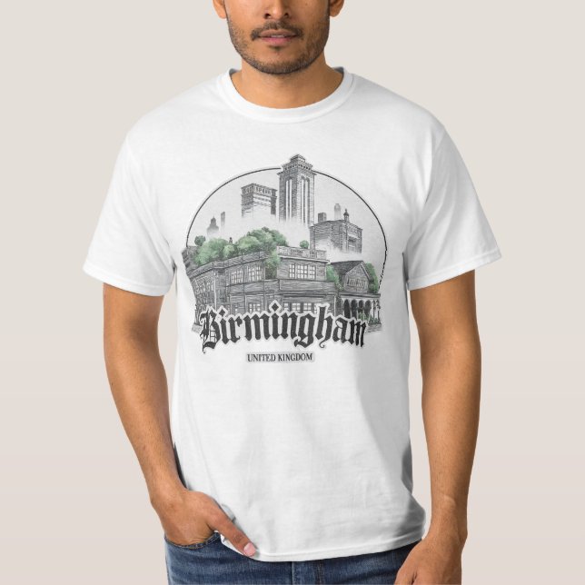 Birmingham City, Förenade kungariket T Shirt (Framsida)