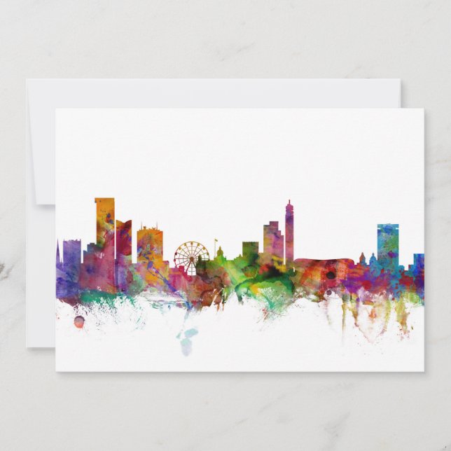 Birmingham England Skyline (Framsida)