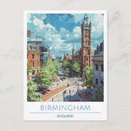 Birmingham England Travel Vykort