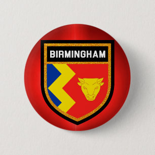 Birmingham Flagga Knapp
