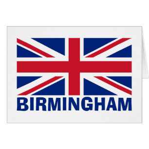 Birmingham i Blue Hälsningskort