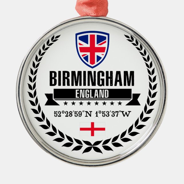 Birmingham Julgransprydnad Metall (Framsidan)