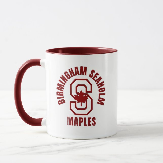 Birmingham Seaholm High School Coffee Mug Mugg (Vänster)