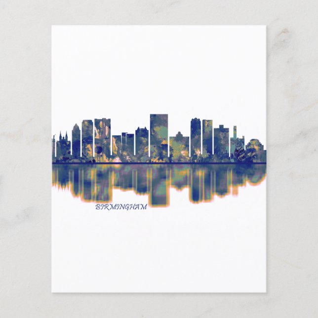 Birmingham Skyline Flygblad (Framsidan)