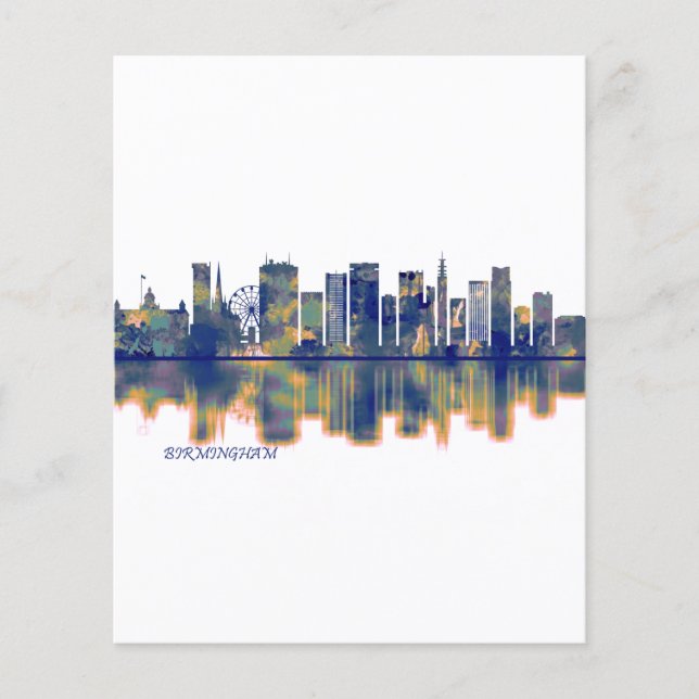 Birmingham Skyline Flygblad (Framsidan)