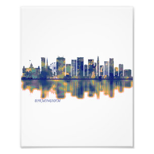 Birmingham Skyline Fototryck