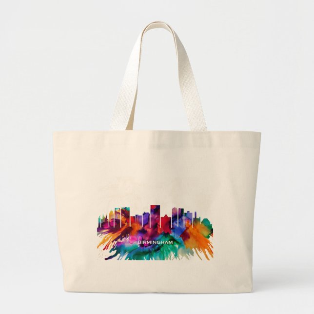 Birmingham Skyline Jumbo Tygkasse (Framsidan)