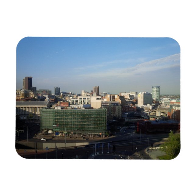 Birmingham Skyline Magnet (Horisontell)