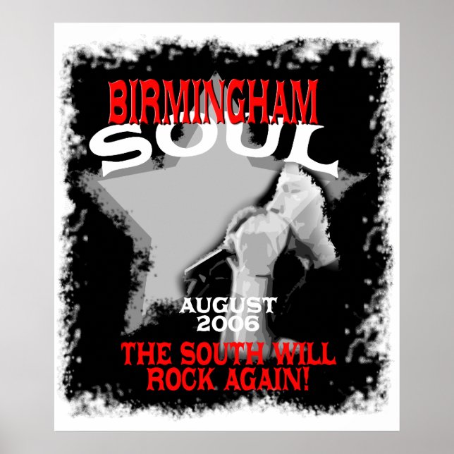 Birmingham Soul: Södern kommer att Sten igen! Poster (Framsidan)
