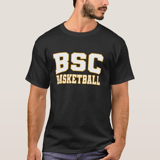 Birmingham Southern College BSC Basketball WHT 01 T Shirt (Framsida)