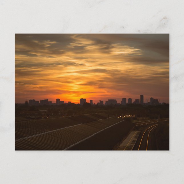 Birmingham Sunset Vykort (Framsida)