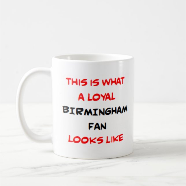 Birmingham-supporter, lojal kaffemugg (Vänster)