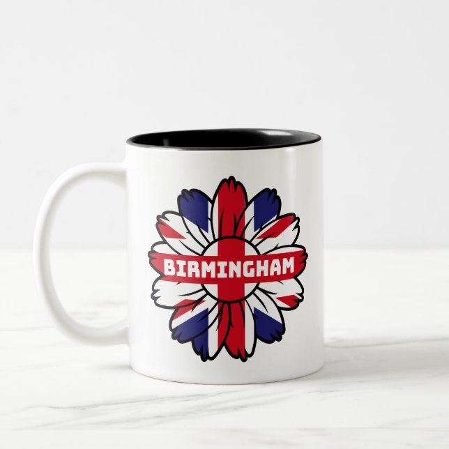 Birmingham Union Jack Sunros British Pride Två-Tonad Mugg (Vänster)